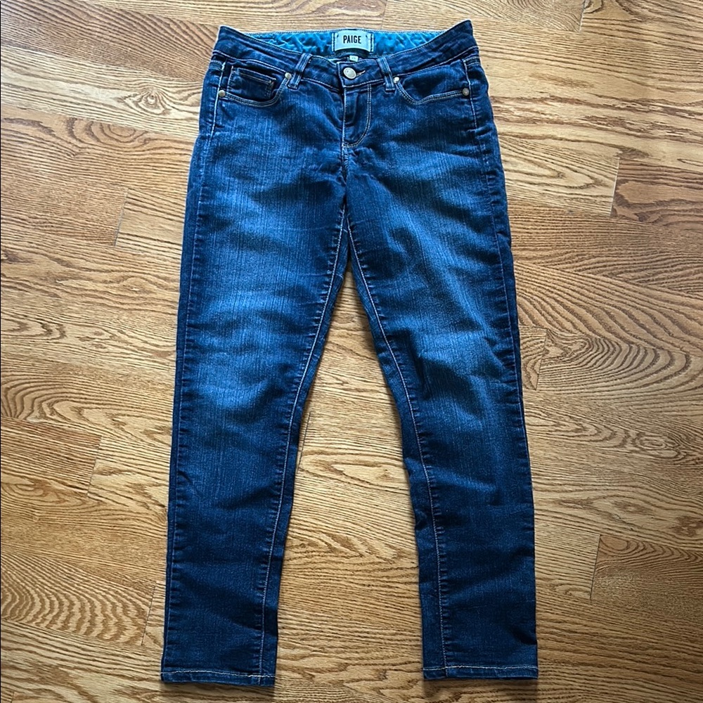 PAIGE Blue Skinny Jeans